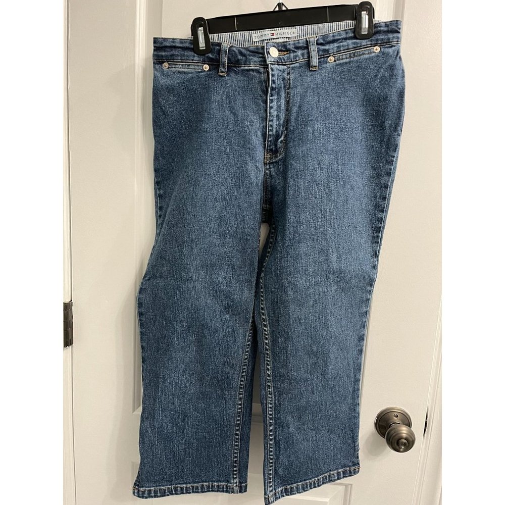 Tommy Hilfiger Womens Stretch Capri Jeans Size 10 - Picture 1 of 2